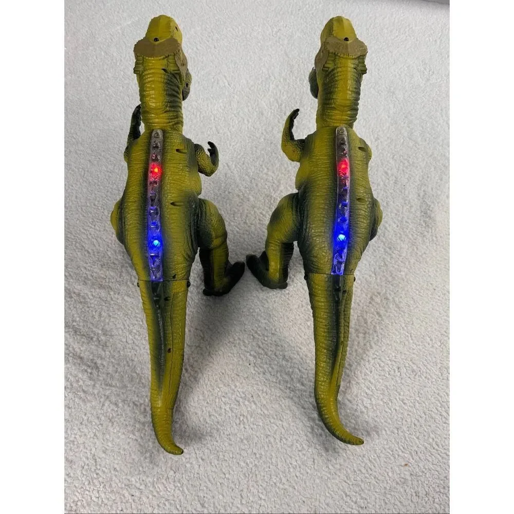LED Light-Up Roaring T-Rex Dinosaurs